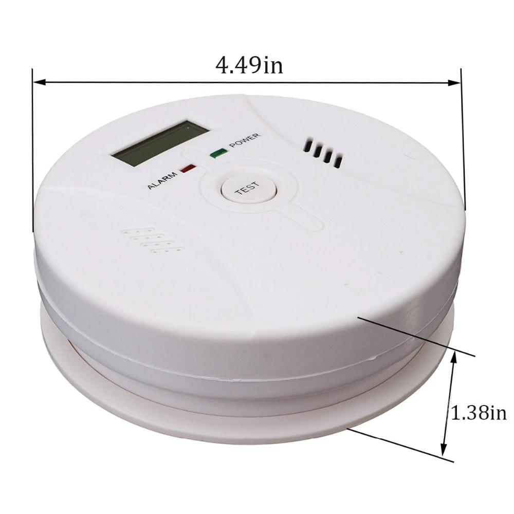 CO-Control™ Carbon Monoxide Smoke Detector Alarm Sensor Kitchen Bedroom Security - Shopcytee