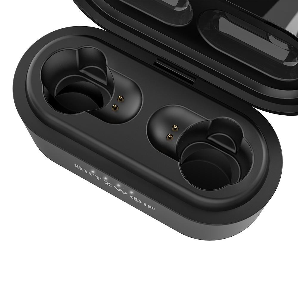 EarStyle E7 True Wireless Dual Dynamic Driver bluetooth 5.0 Earphone Heavy Bass Stereo Bilateral Calls Headphone with Charging Case and Built-in Microphone - Shopcytee