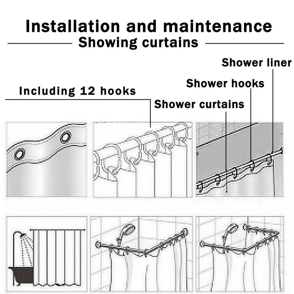 FunnyBathroom™ Dino Shower Curtain & Bathroom Carpet Toilet Cover Set - Shopcytee
