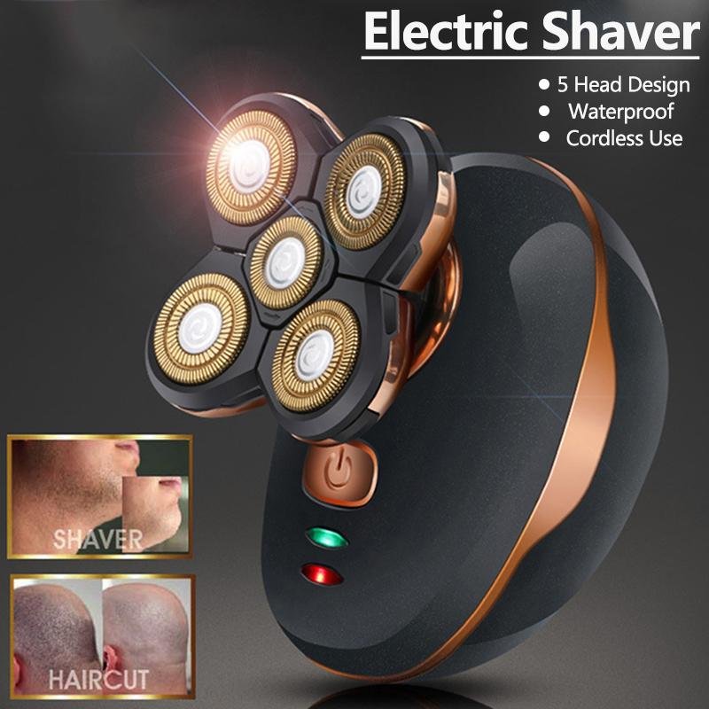 HairUp™ 5 Floating Shaver Heads Waterproof Electric Razor Hair Trimmer Cordless Clipper - Shopcytee