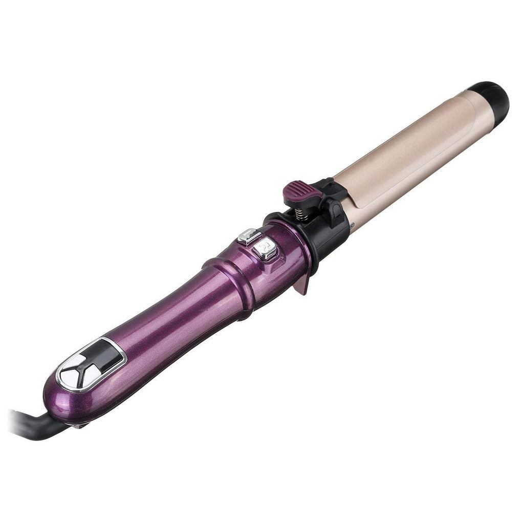 HairUp™ Hair Curler Curling Wand Iron Rotatable Hair Styler Wet Dry Tongs Curly Hair Styling Tools Temperature Adjust - Shopcytee