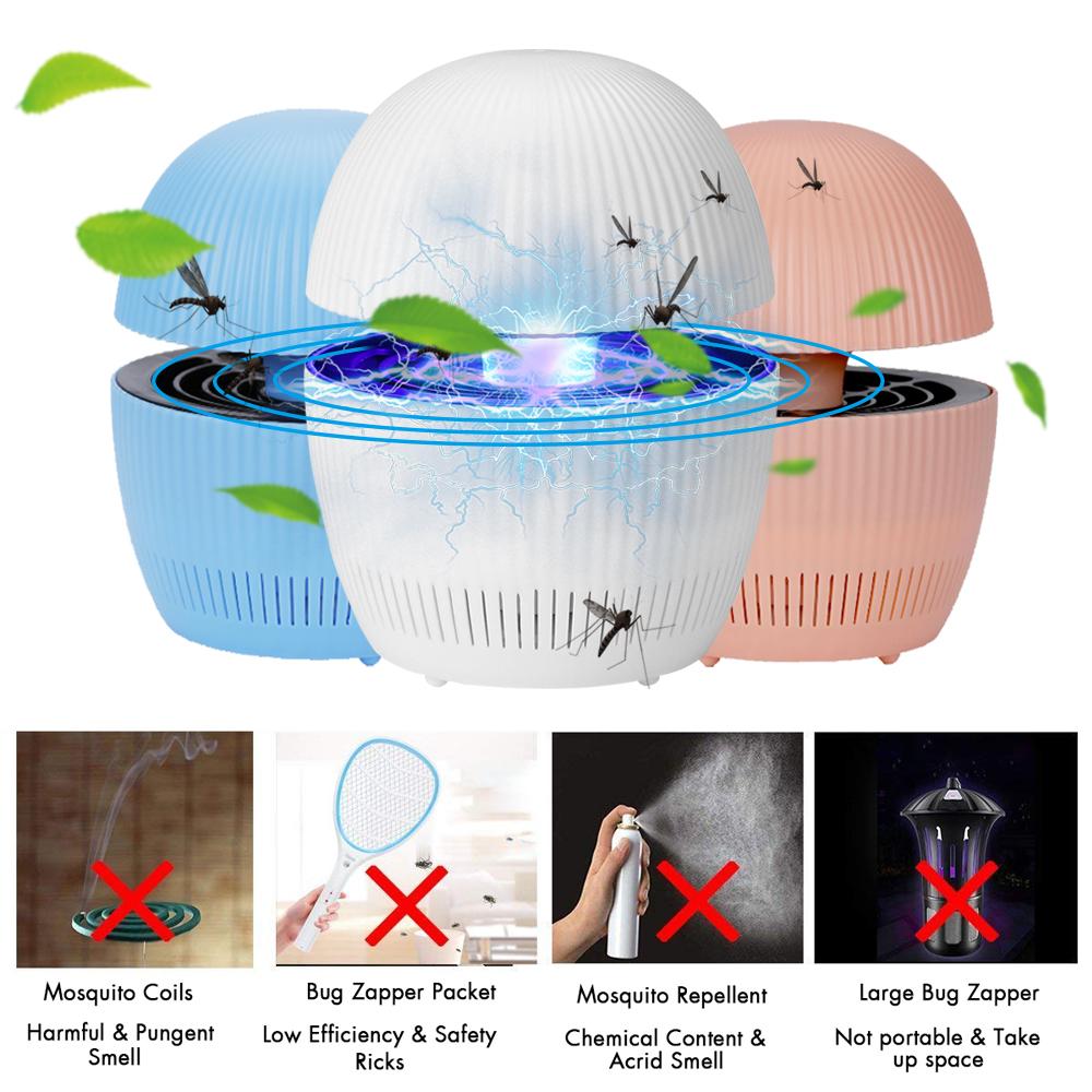 MosquitoStop™ Bug Trap Color Lamp Electric Mosquito Killer Zapper - Shopcytee