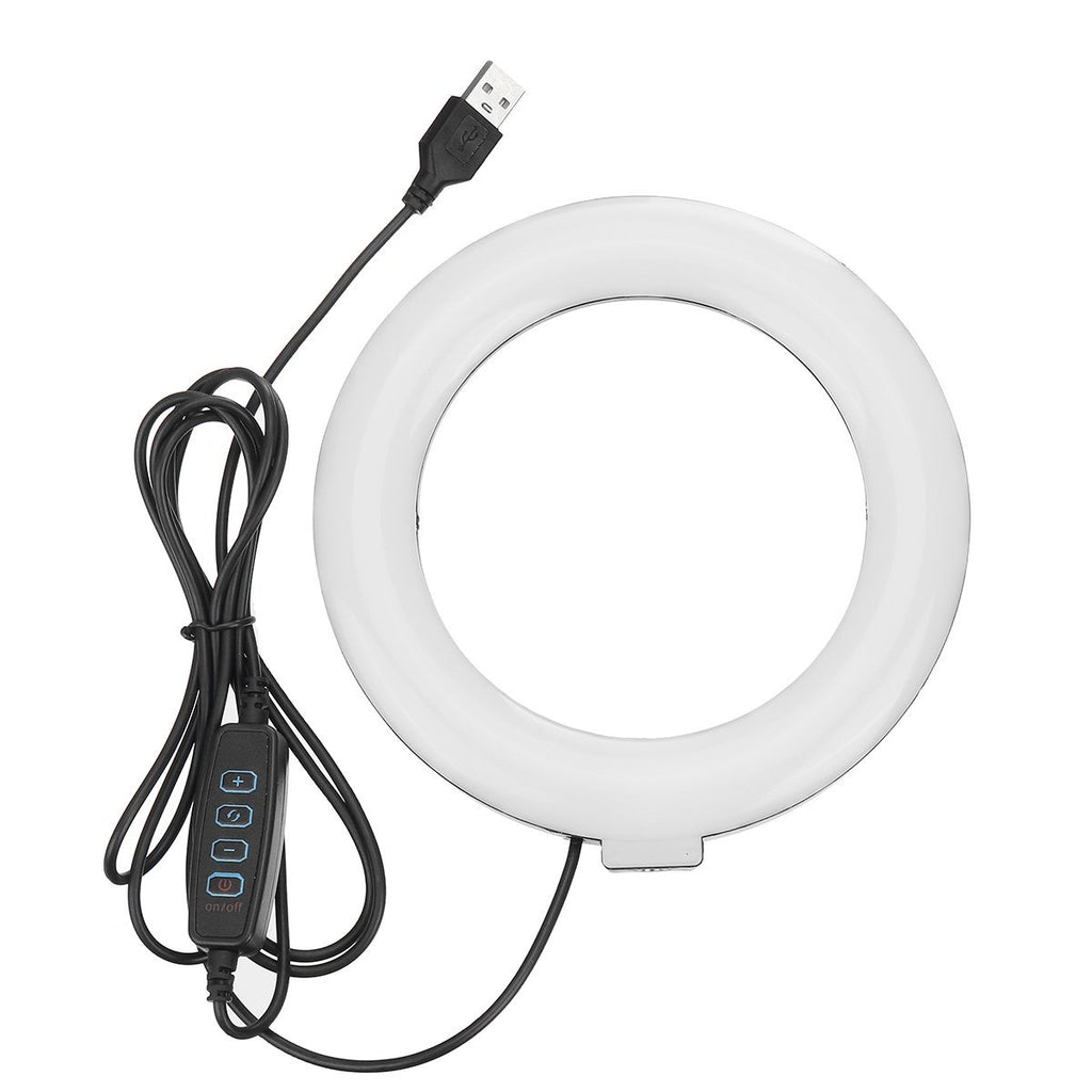 VlogMe™ Portable Ring LED Light for Vlogger and Makeup Phone Holder Lamp - Shopcytee
